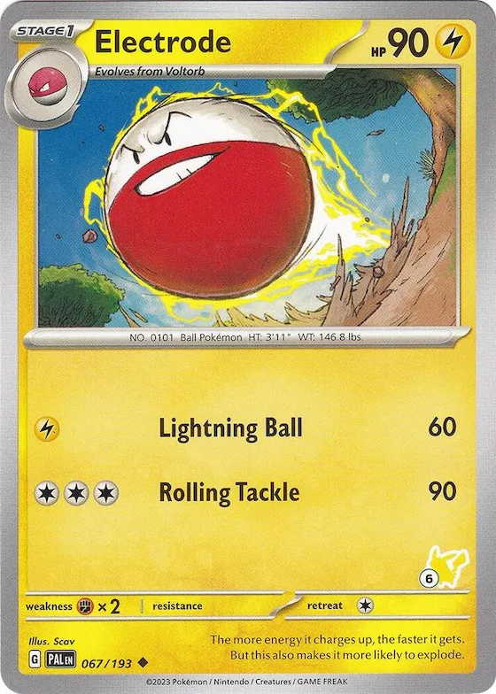 Electrode - Pikachu 6 #67 – Battle Academy 2024