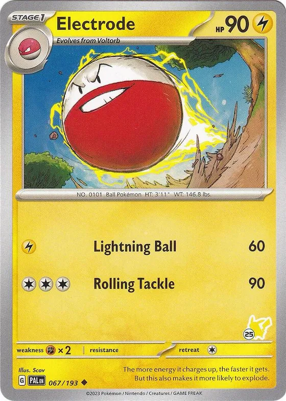 Electrode - Pikachu 25 #67 – Battle Academy 2024