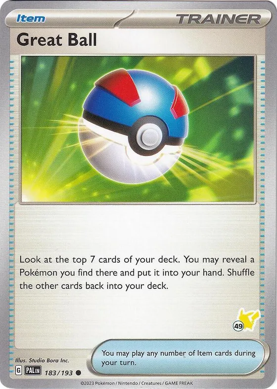 Great Ball - Pikachu 49 #183 – Battle Academy 2024