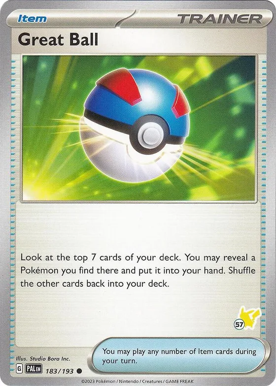 Great Ball - Pikachu 57 #183 – Battle Academy 2024