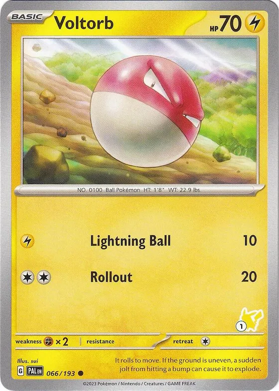 Voltorb - Pikachu 1 #66 – Battle Academy 2024
