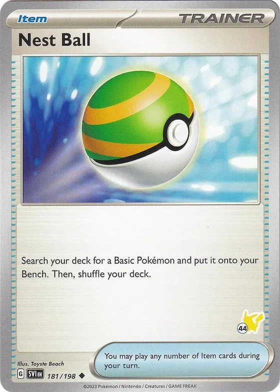 Nest Ball - Pikachu 44 #181 – Battle Academy 2024