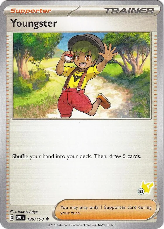 Youngster - Pikachu 21 #198 – Battle Academy 2024