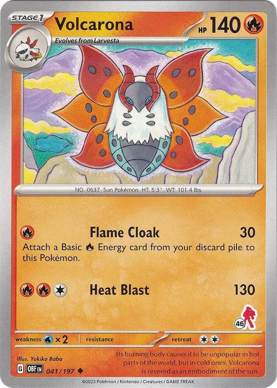 Volcarona - Armarouge 46 #41 – Battle Academy 2024