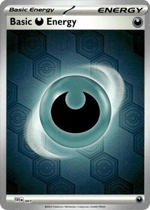 Basic Darkness Energy (Reverse Holofoil) #7 – Shrouded Fable