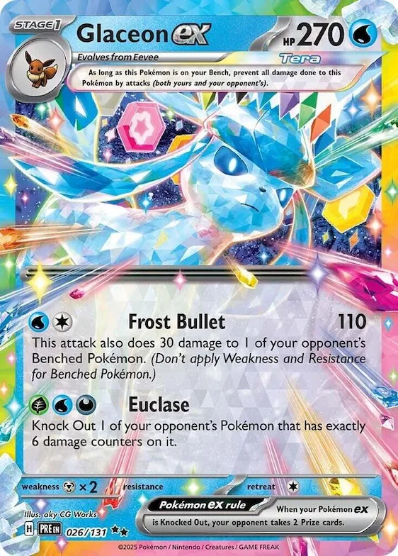 Glaceon ex #26 – Prismatic Evolutions