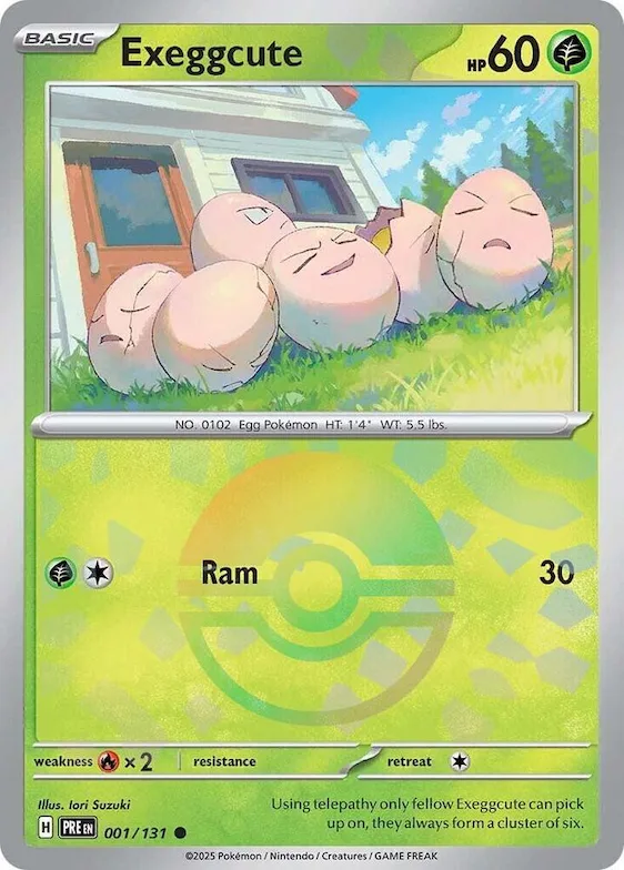 Exeggcute (motivo Poké Ball) 1 – Evoluzioni Prismatiche