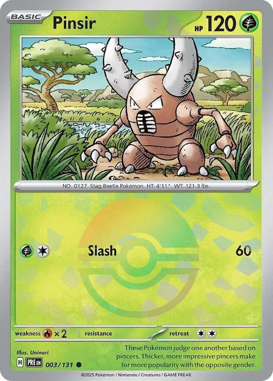 Pinsir (motivo Poké Ball) 3 – Evoluzioni Prismatiche