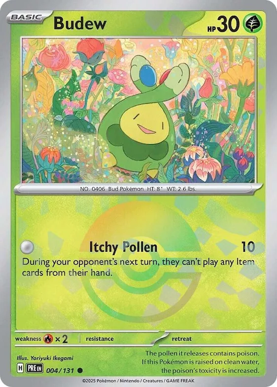 Budew (motivo Poké Ball) 4 – Evoluzioni Prismatiche