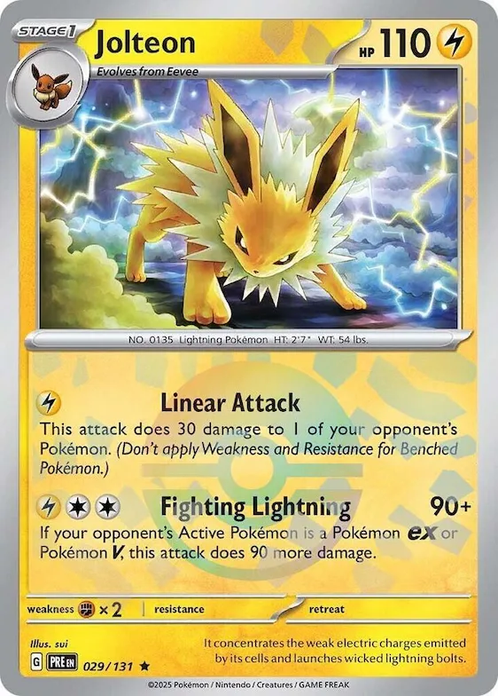 Jolteon (Poke Ball Pattern) #29 – Prismatic Evolutions