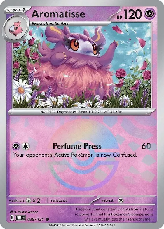 Aromatisse (motivo Poké Ball) 39 – Evoluciones Prismáticas