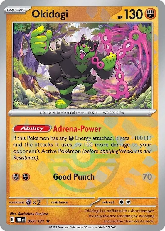 Okidogi (motivo Poké Ball) 57 – Evoluzioni Prismatiche