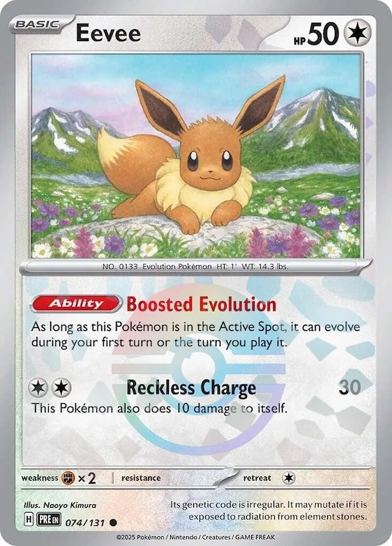 Eevee (Poke Ball Pattern) #74 – Prismatic Evolutions