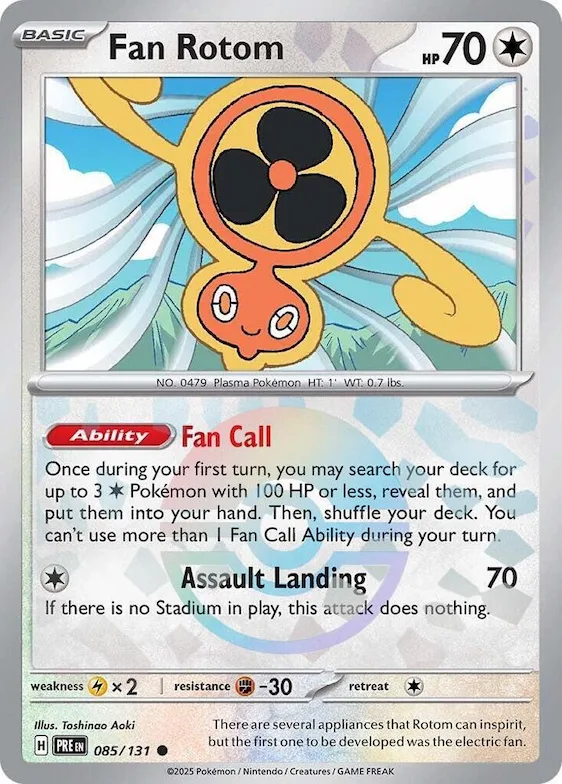 Rotom Vortice (motivo Poké Ball) 85 – Evoluzioni Prismatiche