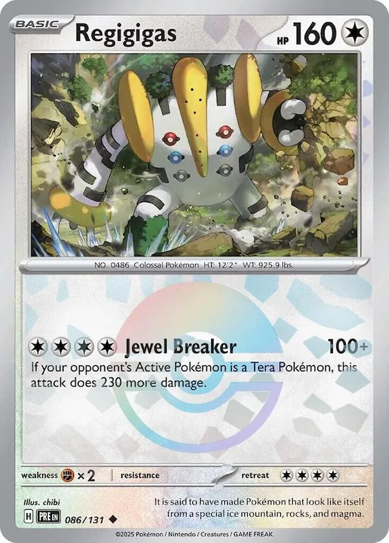 Regigigas (motif Poké Ball) 86 – Évolutions Prismatiques