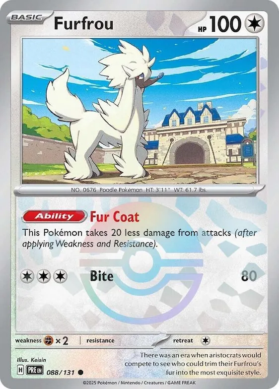 Furfrou (motivo Poké Ball) 88 – Evoluzioni Prismatiche