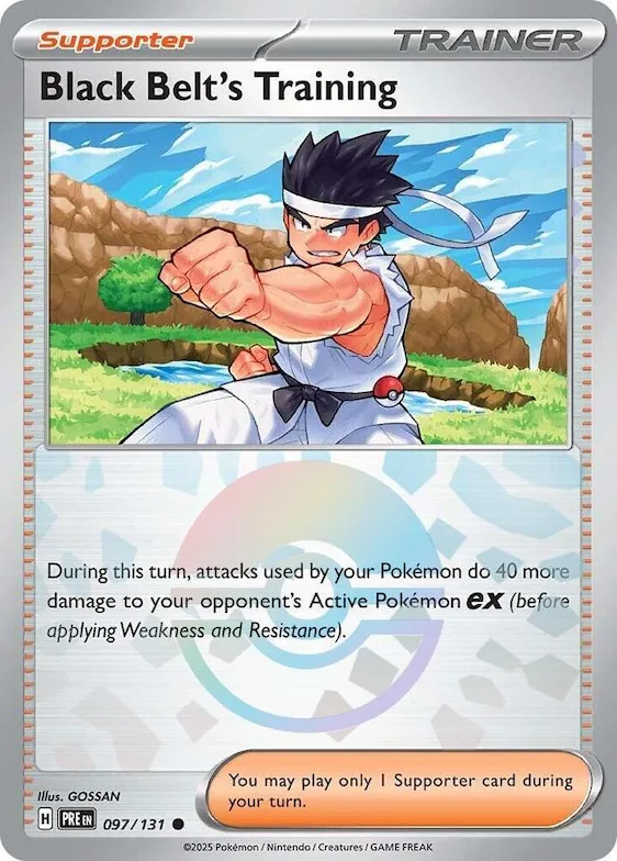 Allenamento di Cinturanera (motivo Poké Ball) 97 – Evoluzioni Prismatiche