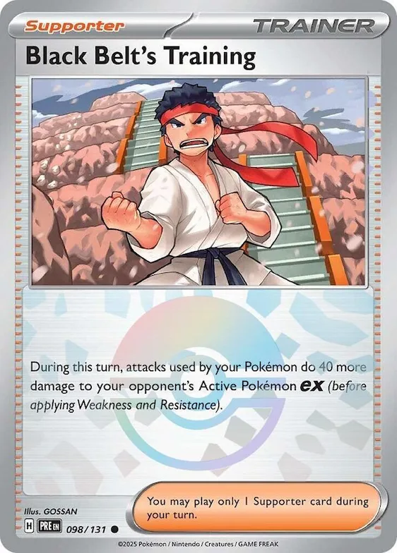 Allenamento di Cinturanera (motivo Poké Ball) 98 – Evoluzioni Prismatiche