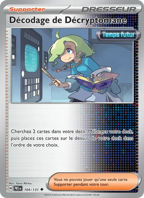 Décodage de Décryptomane (motif Poké Ball) 104 – Évolutions Prismatiques