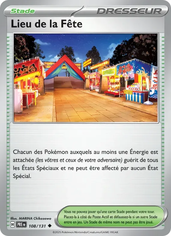 Lieu de la Fête (motif Poké Ball) 108 – Évolutions Prismatiques