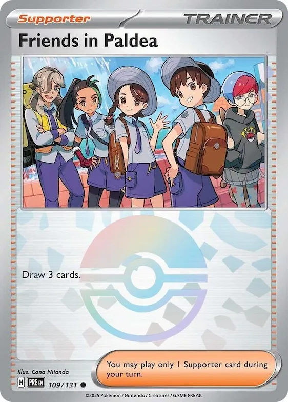 Amis de Paldea (motif Poké Ball) 109 – Évolutions Prismatiques