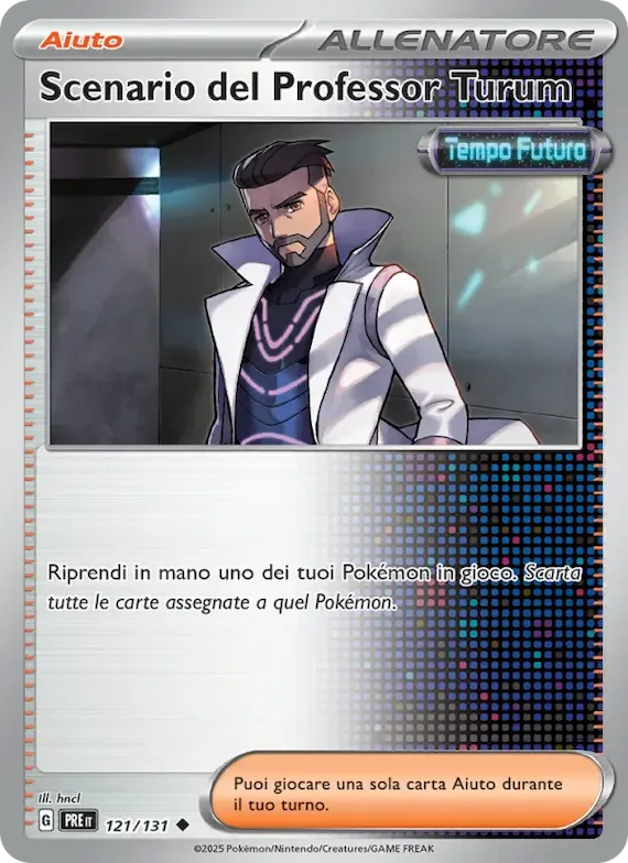 Scenario del Professor Turum (motivo Poké Ball) 121 – Evoluzioni Prismatiche