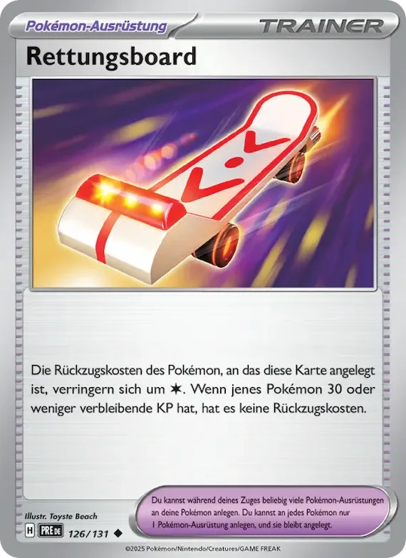 Rettungsboard (Pokéball-Muster) 126 – Prismatische Entwicklungen