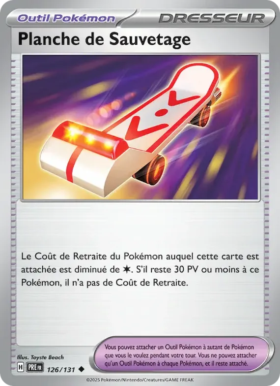 Planche de Sauvetage (motif Poké Ball) 126 – Évolutions Prismatiques