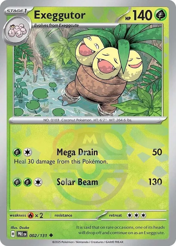 Exeggutor (Master Ball Pattern) #2 – Prismatic Evolutions
