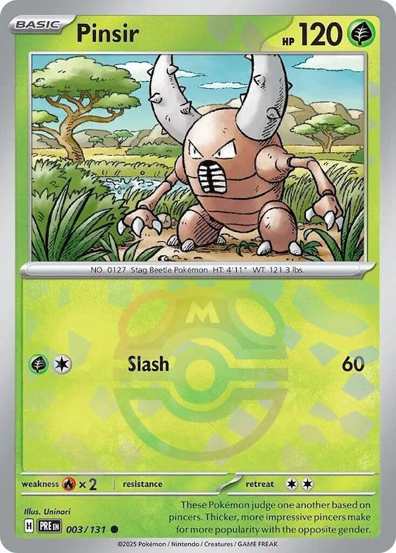Pinsir (Master Ball Pattern) #3 – Prismatic Evolutions
