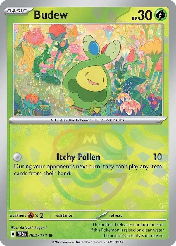 Budew (Master Ball Pattern) #4 – Prismatic Evolutions