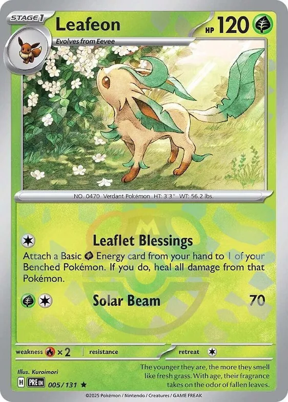 Leafeon (Master Ball Pattern) #5 – Prismatic Evolutions