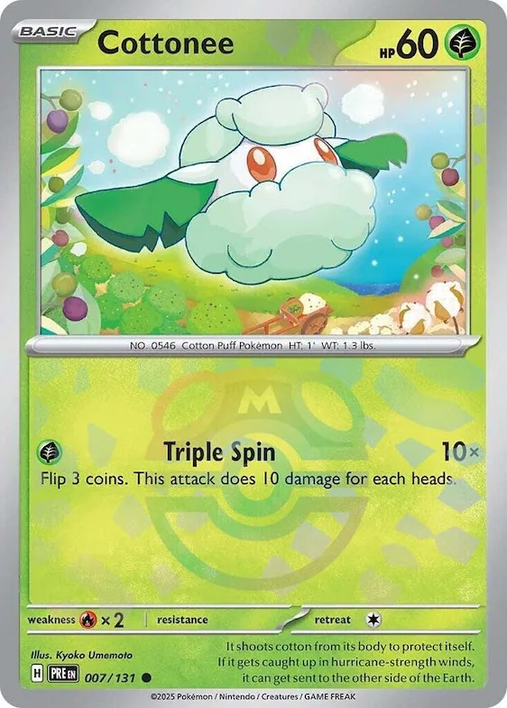 Cottonee (Master Ball Pattern) #7 – Prismatic Evolutions