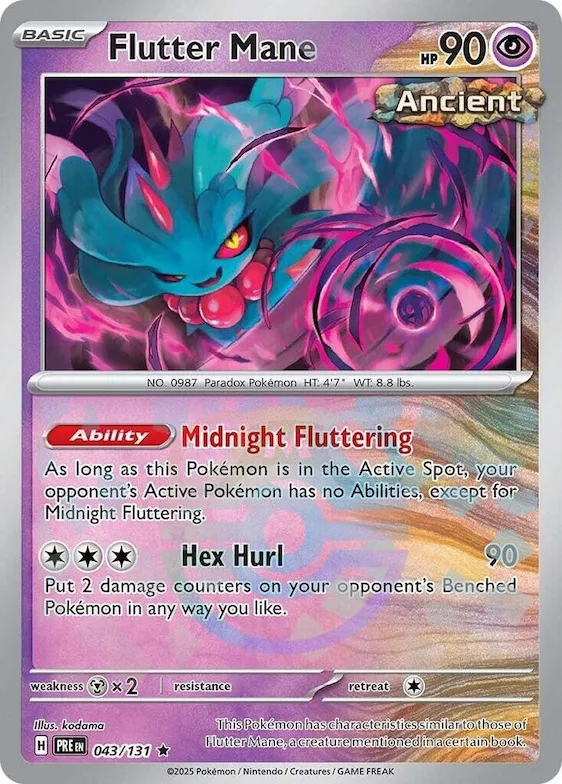 Flutter Mane (Master Ball Pattern) #43 – Prismatic Evolutions