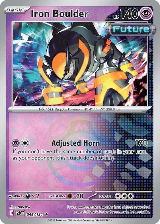 Iron Boulder (Master Ball Pattern) #46 – Prismatic Evolutions