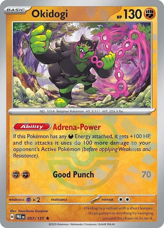 Okidogi (Master Ball Pattern) #57 – Prismatic Evolutions