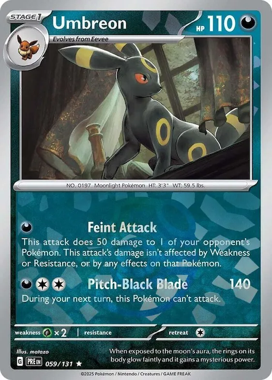 Umbreon (Master Ball Pattern) #59 – Prismatic Evolutions