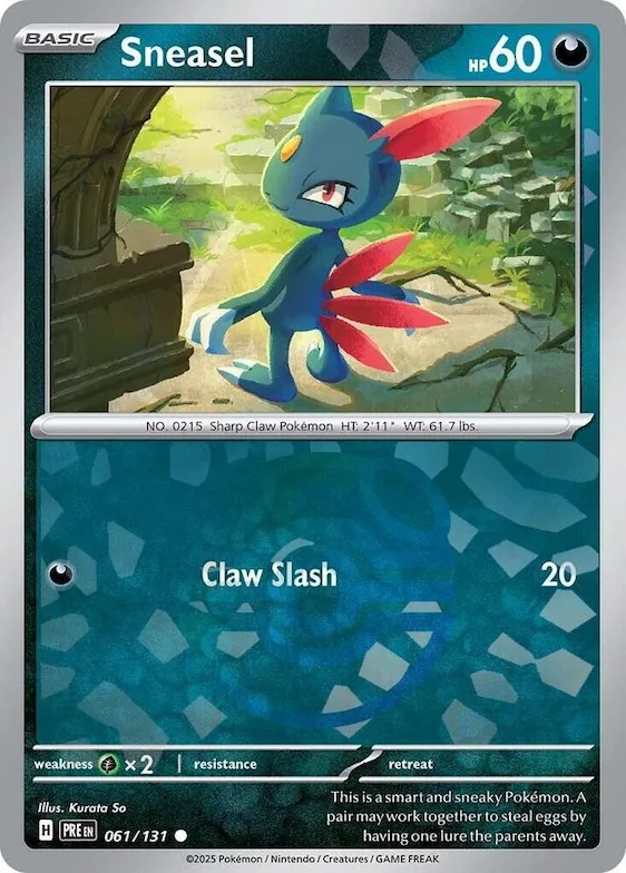 Sneasel (Master Ball Pattern) #61 – Prismatic Evolutions