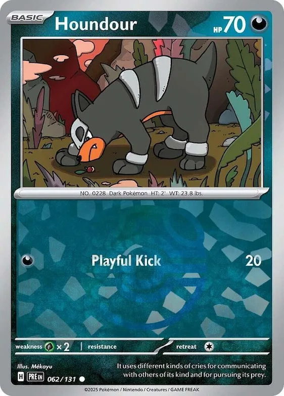 Houndour (Master Ball Pattern) #62 – Prismatic Evolutions