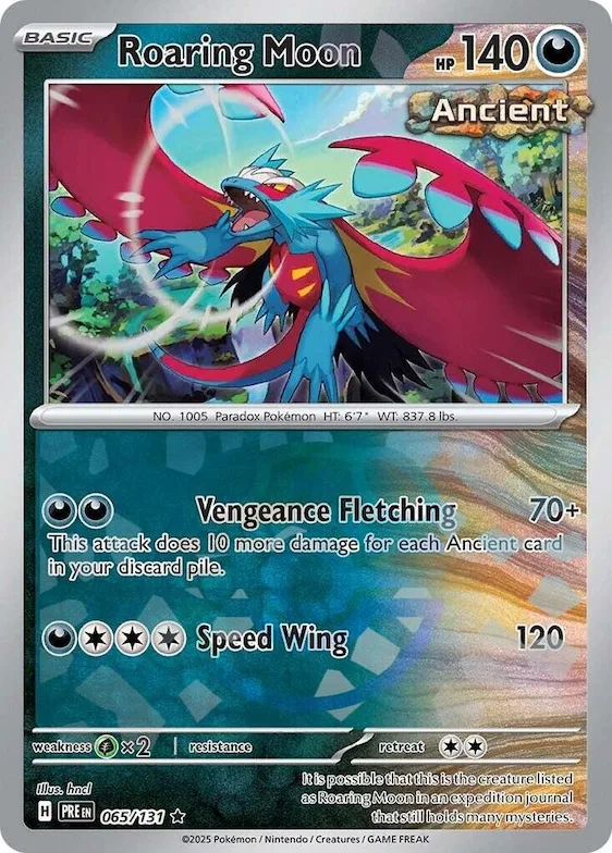 Roaring Moon (Master Ball Pattern) #65 – Prismatic Evolutions