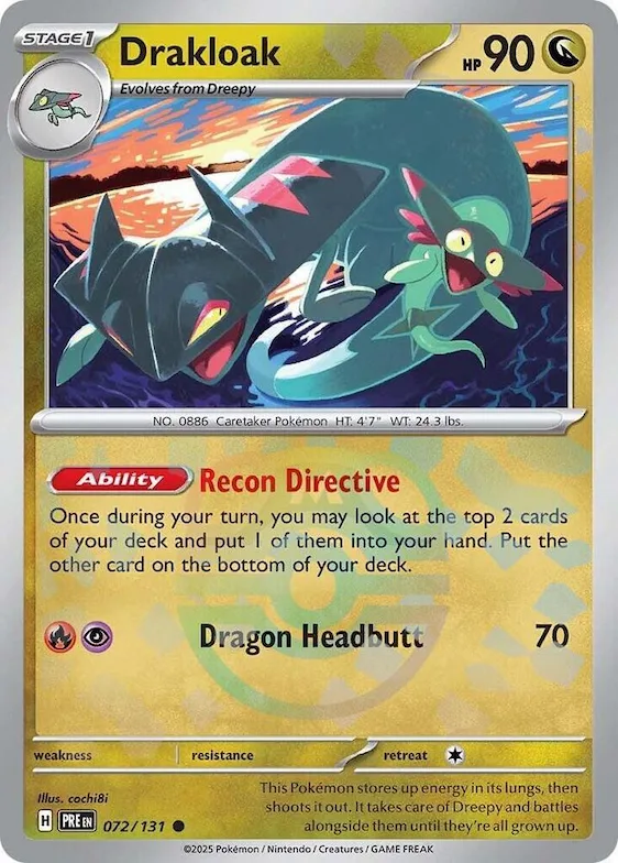 Drakloak (Master Ball Pattern) #72 – Prismatic Evolutions