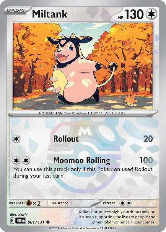Miltank (Master Ball Pattern) #81 – Prismatic Evolutions