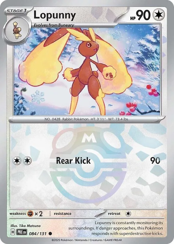 Lopunny (Master Ball Pattern) #84 – Prismatic Evolutions