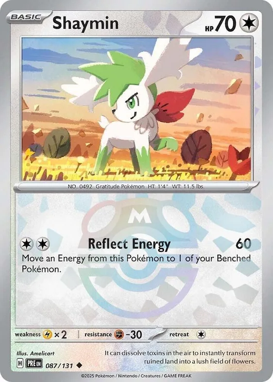 Shaymin (motif Master Ball) 87 – Évolutions Prismatiques