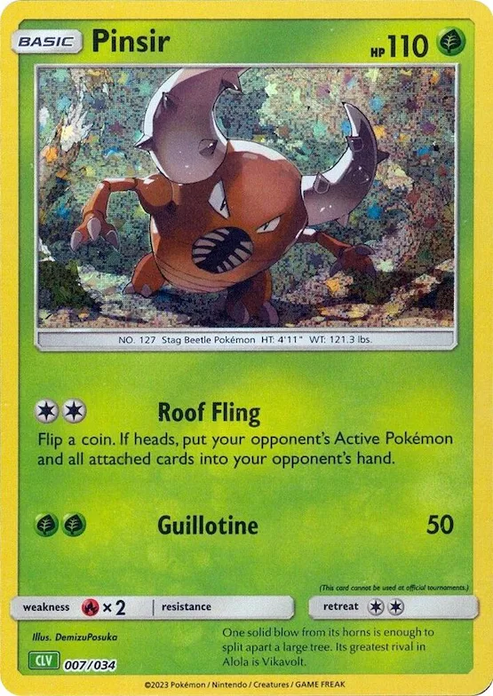 Pinsir #7 – Trading Card Game Classic
