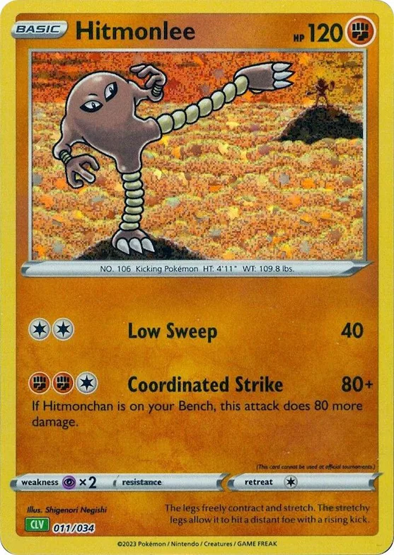Hitmonlee #11 – Trading Card Game Classic