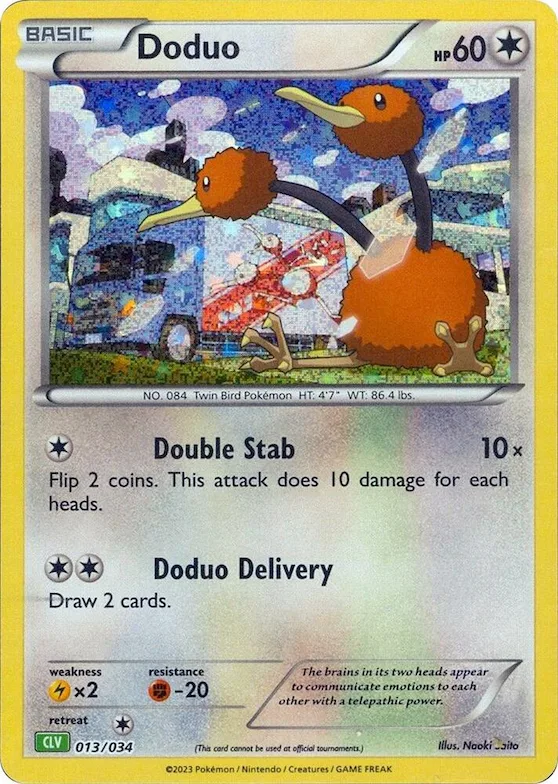 Doduo #13 – Trading Card Game Classic