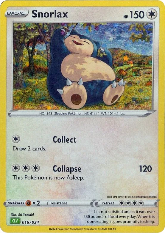Snorlax #16 – Trading Card Game Classic