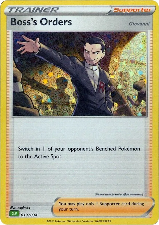 Boss's Orders (CLV) #19 – Trading Card Game Classic
