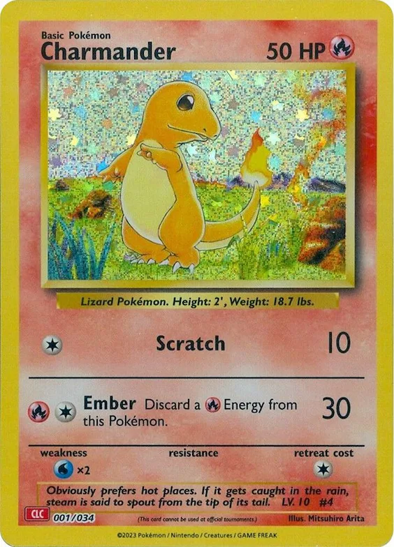 Charmander #1 – Trading Card Game Classic